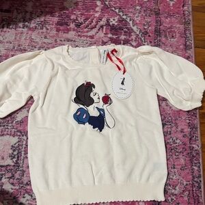 Disney Cream Sweater with Snow White Design